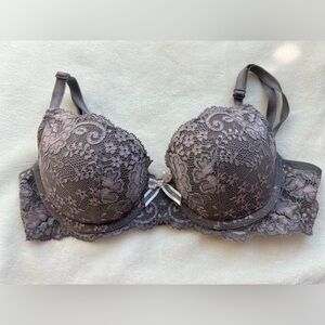Victoria's Secret Angels Demi with lace overlay - Taupe Gray